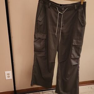 Cider Dark Army Green Cargo Pants